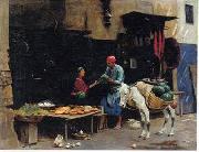 Arab or Arabic people and life. Orientalism oil paintings 407